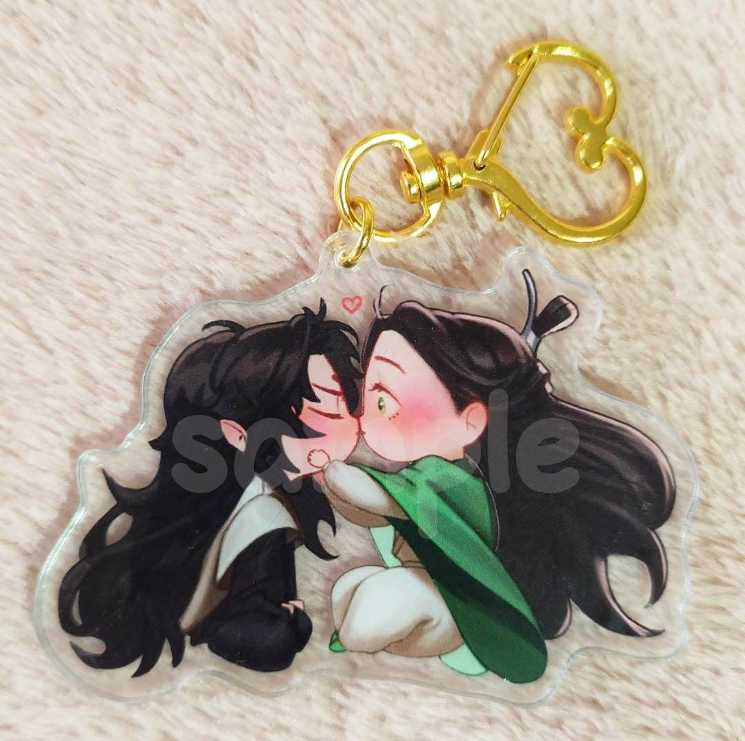 Poff! Bingqiu Acrylic Keychain